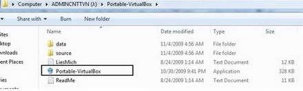 Huong dan tao may ao tren USB bang Portable-VirtualBox