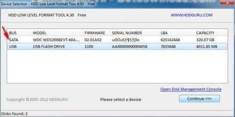 HDD Low Level Fomat Tool