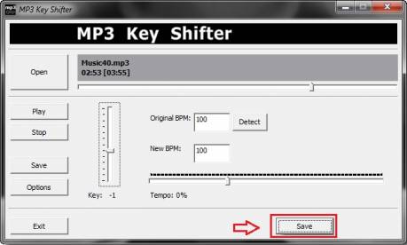 MP3 Key Shifter